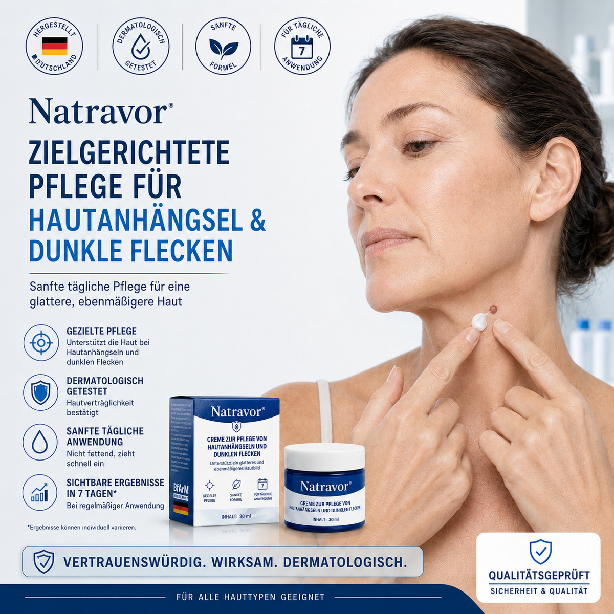 🔥 2. ARTIKEL 50 % RABATT! 🔥 Natravor® 7-Tage-Pflegecreme für Hautanhängsel & Hautflecken (𝐒𝐜𝐡𝐦𝐞𝐫𝐳𝐟𝐫𝐞𝐢𝐞 𝐅𝐨𝐫𝐦𝐞𝐥 – 𝐨𝐡𝐧𝐞 𝐍𝐚𝐫𝐛𝐞𝐧)